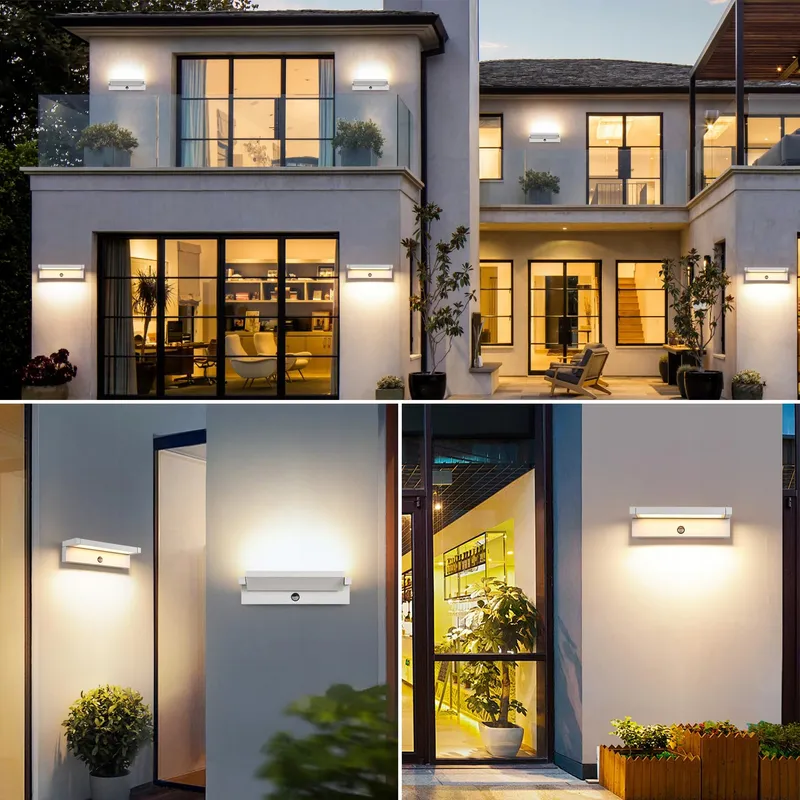 KUKAK LED Buitenlamp Bewegingsmelder 36W IP65 3000K Wit — foto 6