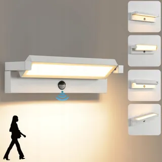 KUKAK LED Buitenlamp Bewegingsmelder 36W IP65 3000K Wit — miniatuur 1