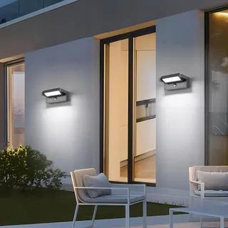 LED Wandlamp Buiten Binnen Met Bewegingsmelder 22W IP65 6500K — miniatuur 7