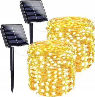 Solar Lichtketting Buiten 12M 120 LED Waterdicht Tuin