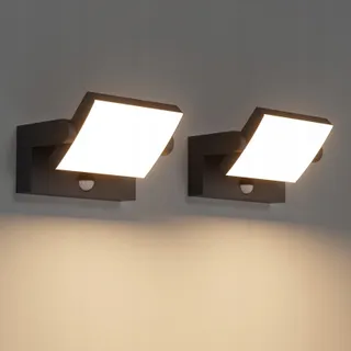KLIGHTEN 24W LED Buitenlamp Bewegingsmelder IP65 Warm 3000K
