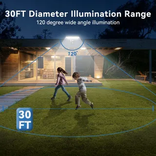 JESLED Solarlampen Met Bewegingsmelder 90 LED IP65 Tuin Garage — miniatuur 3