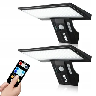 JESLED Solarlampen Met Bewegingsmelder 90 LED IP65 Tuin Garage — miniatuur 1
