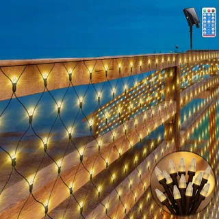 CERIAL Lichtnet Solar Buiten 8 Modi 3x2m 200LED — miniatuur 2