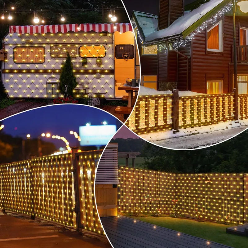 CERIAL Lichtnet Solar Buiten 8 Modi 3x2m 200LED — foto 6