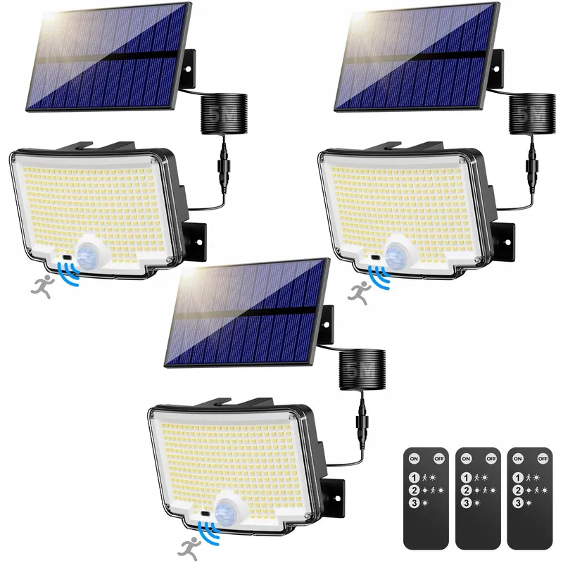 NIPIFY Solarlampen Buiten 310 LED Met Bewegingsmelder IP65 — foto 1