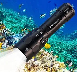WURKKOS DL10R Duiklamp 4500 Lumen USB-C LED IPX8