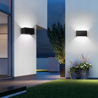 CWYCFW 4 Stuks LED Buitenwandlampen 24W Zwart 6000K IP65 — miniatuur 4