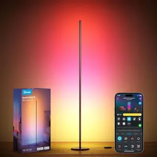 GOVEE RGBIC LED Vloerlamp WiFi Dimbaar 16M Kleuren Alexa Google Assistant
