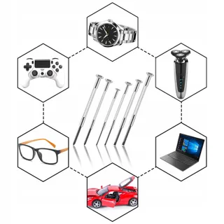 GZEINB Precisie Schroevendraaierset 6-in-1 Bril Horloge — miniatuur 7
