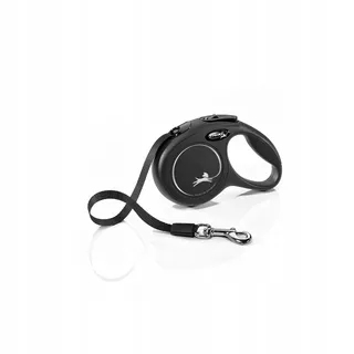 FLEXI New Classic XS Tuig 3m Zwart Voor Honden Tot 12kg