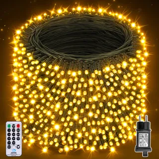 AURIOSTAR Kerstverlichting Lichtsnoer 80m 800 LED Warmwit