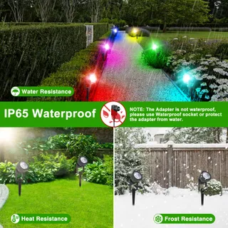 T-SUNUS LED Tuinspot RGB IP65 Waterdicht 6 Stuks — miniatuur 3