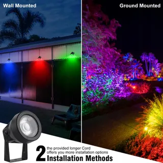 T-SUNUS LED Tuinspot RGB IP65 Waterdicht 6 Stuks — miniatuur 5