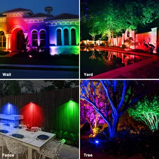T-SUNUS LED Tuinspot RGB IP65 Waterdicht 6 Stuks — miniatuur 6