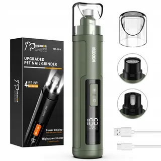 IREDOON Professionele Nagelslijper Honden 3-Standen 4 LED — miniatuur 1