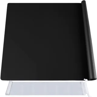 FANDAMEI Grote Siliconenmat 70x50 cm Zwart Antislip