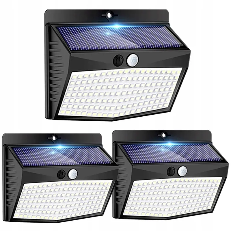 PEASUR Solarlampen Buiten met Bewegingsmelder 138 LED 3 Stuks — foto 1