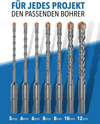 STONE REEF SDS Plus Betonborenset 7-delig Steen en Beton