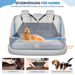 GL GLENSLAVE Hondenautostoel voor Grote en Middelgrote Honden — miniatuur 4