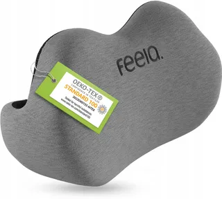 FEELA Ergonomisch Rugkussen voor Bureaustoel Comfortabel Zwart — miniatuur 7