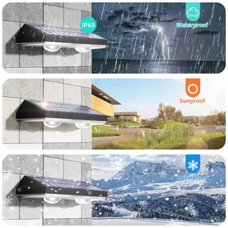 HAMLITE Solar Tuinverlichting Waterdicht 3 Kleurmodi — miniatuur 7