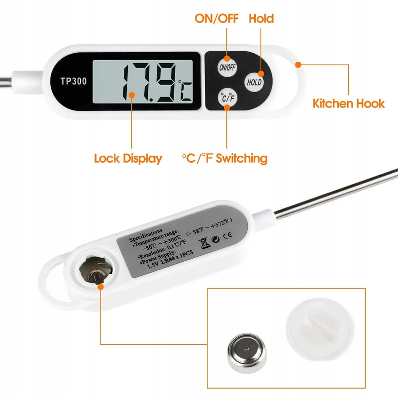 DIGITAL Keukenthermometer Vlees Grill BBQ Snelle Aflezing — foto 2