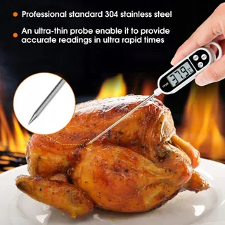 DIGITAL Keukenthermometer Vlees Grill BBQ Snelle Aflezing — miniatuur 7