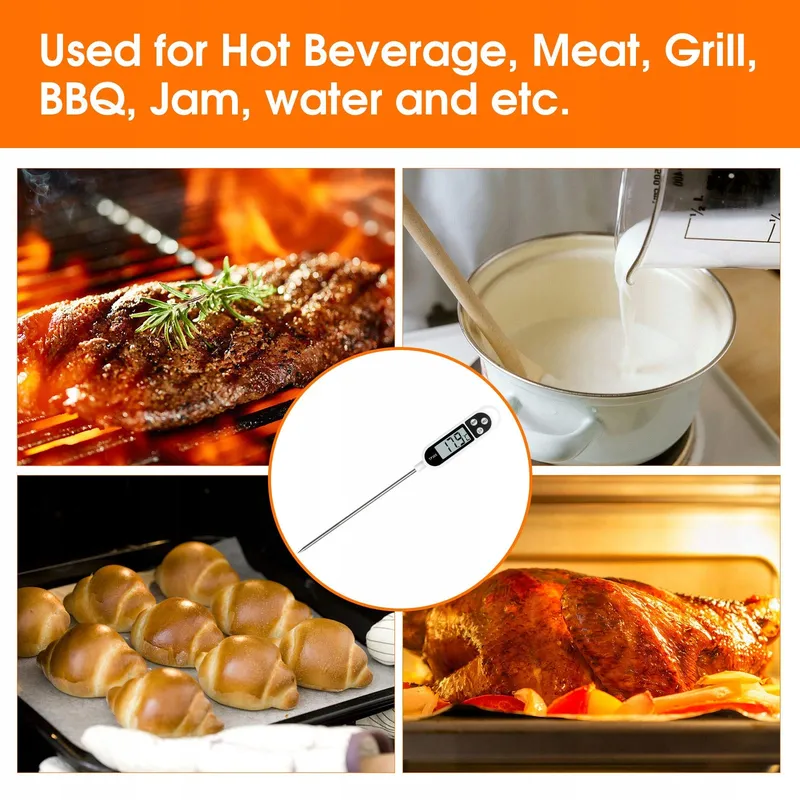 DIGITAL Keukenthermometer Vlees Grill BBQ Snelle Aflezing — foto 5