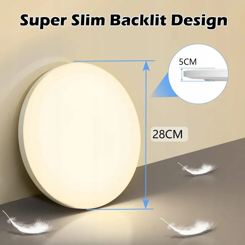 LED LAMPE Moderne Plafondlamp LED 24W IP44 Badkamer en Keuken — foto 4