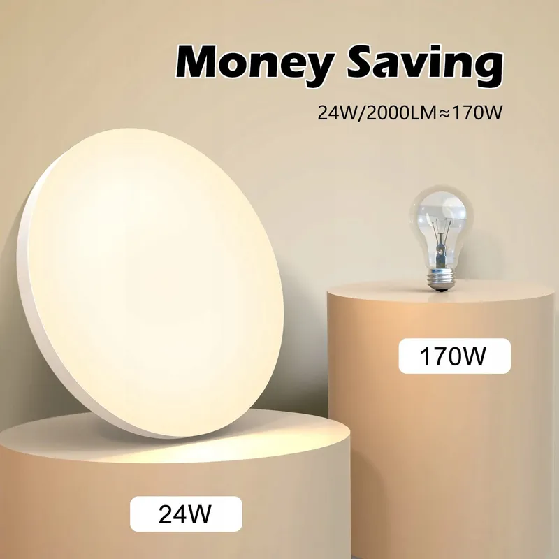 LED LAMPE Moderne Plafondlamp LED 24W IP44 Badkamer en Keuken — foto 5