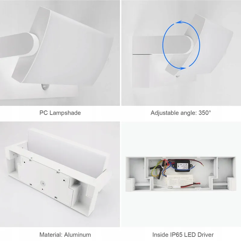 KLIGHTEN 45W LED Buitenlamp Bewegingsmelder IP65 3480LM 3000K — foto 2