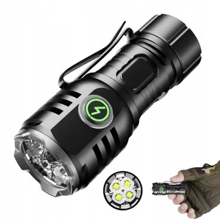 SKYLLA LED Zaklamp Klein 6000 Lumen Waterdicht Camping