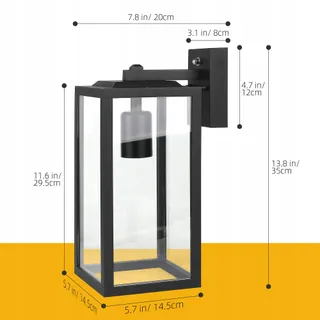 BRIMMEL Buitenlamp Schemersensor Aluminium Anti-Corrosie — miniatuur 2