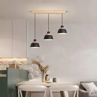 BEASIU-ELETRO Retro Hanglamp 3-lichts Zwart E27 — miniatuur 3