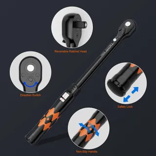 TAGVIT Momentsleutel 1/2 Inch 30-210 Nm Motor en Auto — miniatuur 3