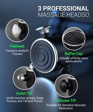 HYAKO R1 Massagepistool Diepe Spierweefsel Therapie — miniatuur 3