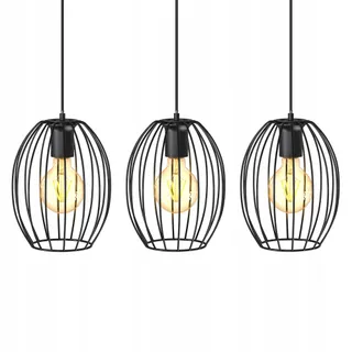 BKLIGHT Vintage Hanglamp E27 60W Zwart Eetkamer Keuken