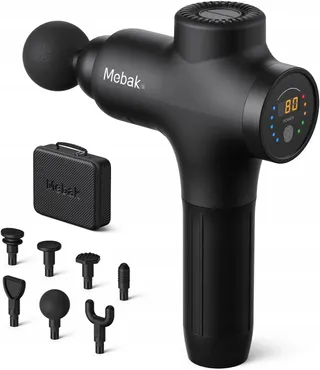 MEBAK 3 Massagepistool 3200 Omw/min 12mm 7 Koppen 5 Standen
