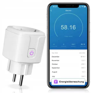CNBINGO Smart WiFi Stopcontact 16A Alexa Google Assistant