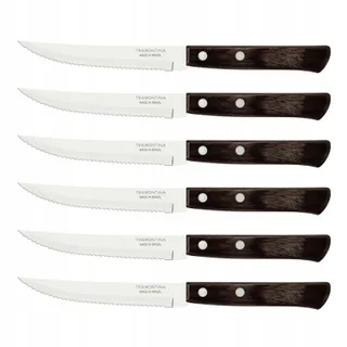 TRAMONTINA Steakmessenset 6-delig Pizzames RVS