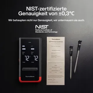 THERMOMAVEN P2 Draadloze Vleesthermometer Bluetooth 5.3 2 Sondes IPX8 — miniatuur 4