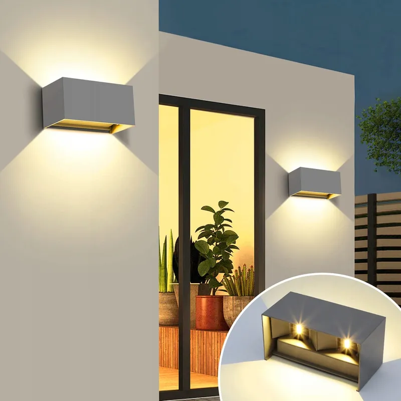 KINGWEN 20W LED Buitenlamp 2 Stuks 3000K Warm Wit IP65 — foto 8