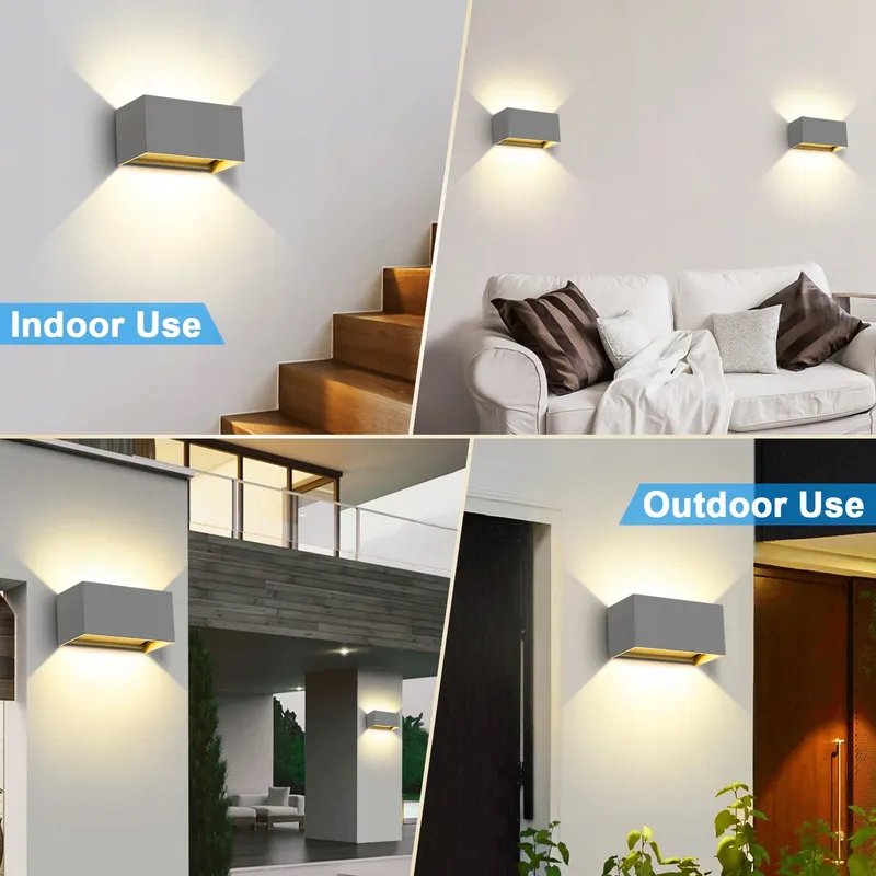 KINGWEN 20W LED Buitenlamp 2 Stuks 3000K Warm Wit IP65 — foto 7