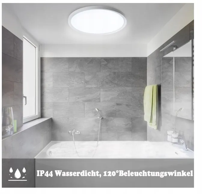 LED Plafondlamp Rond 18W 4000K 1600LM IP44 Badkamer Keuken — foto 10