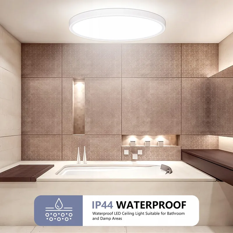 LED Plafondlamp Rond 18W 4000K 1600LM IP44 Badkamer Keuken — foto 4