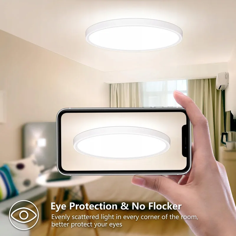 LED Plafondlamp Rond 18W 4000K 1600LM IP44 Badkamer Keuken — foto 5