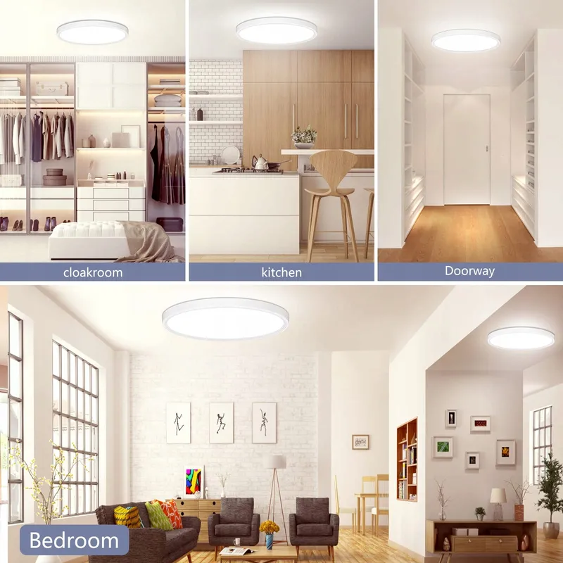 LED Plafondlamp Rond 18W 4000K 1600LM IP44 Badkamer Keuken — foto 6