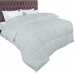 UTOPIA BEDDING Jaarrond Dekbed 220x240cm 370 GSM Zacht Grijs