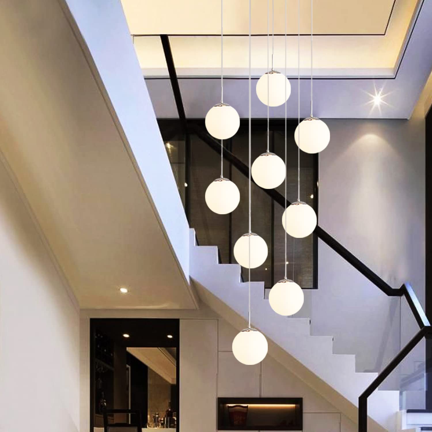 HWS Moderne Hanglamp LED Wit Eetkamer Woonkamer